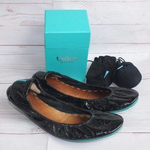TIEKS by GAVRIELI OBSIDIAN BLACK‎ BALLET FLATS